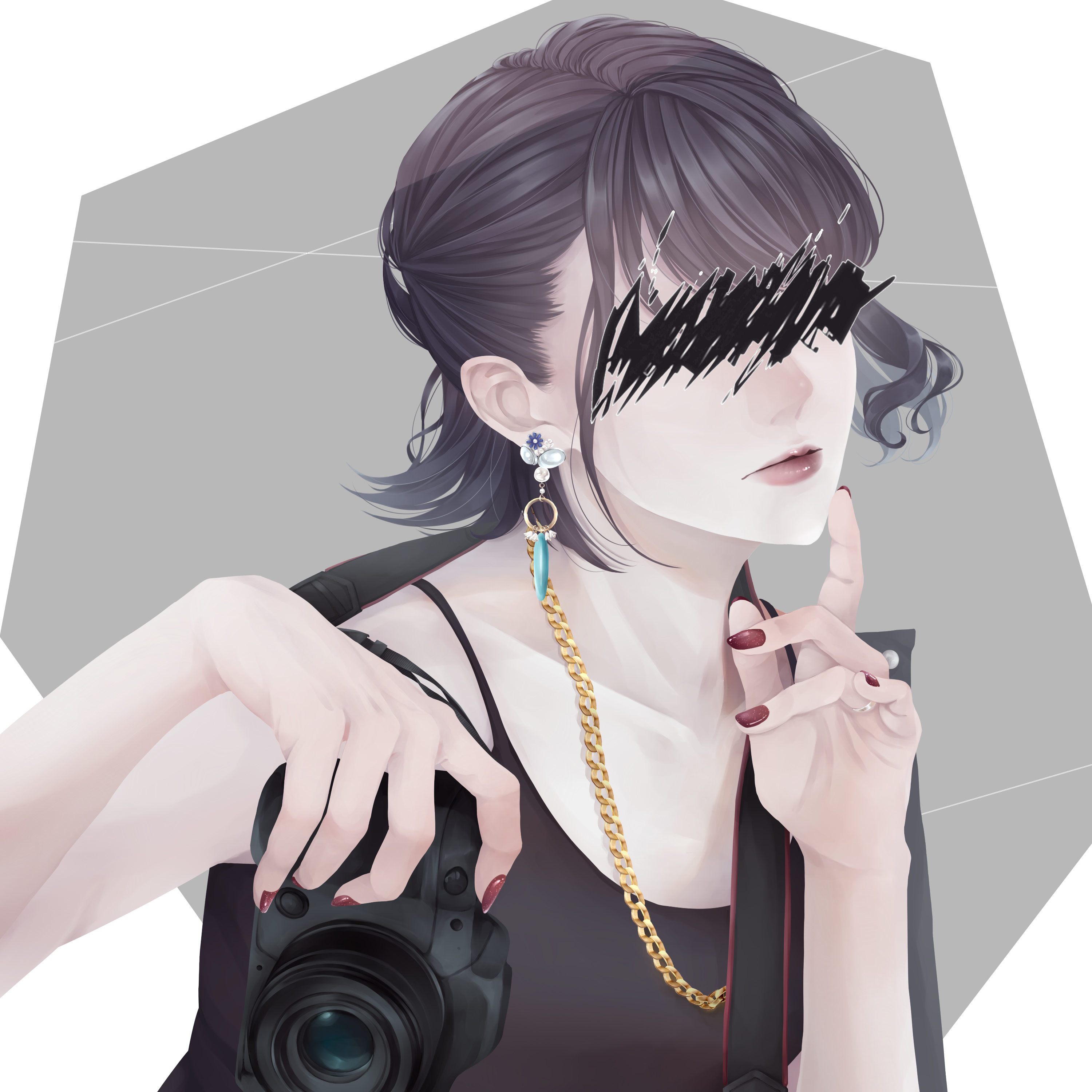 シライシアンナさんSNSアイコンイラスト